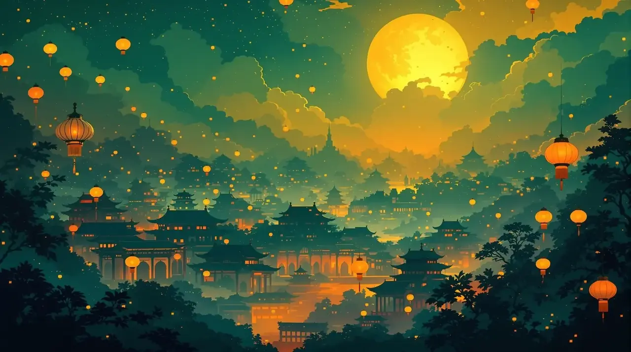 蕃茄小说短剧推荐《长安旧梦》主视觉海报
