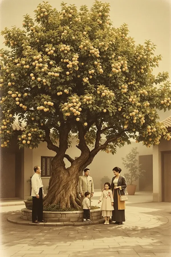 蕃茄小说短剧《龙眼树下》年代怀旧短剧封面